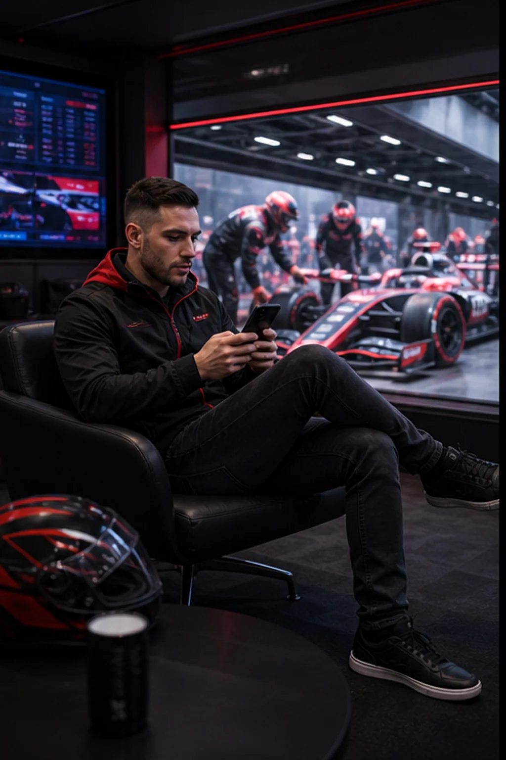 Bettor installing the mobile application